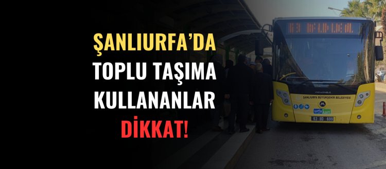 Toplu Taşıma Kullananlar Dikkat!